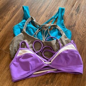 Lululemon set of 3 size 4/small tops